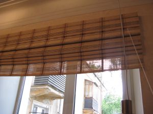 римские бамбуковые жалюзи